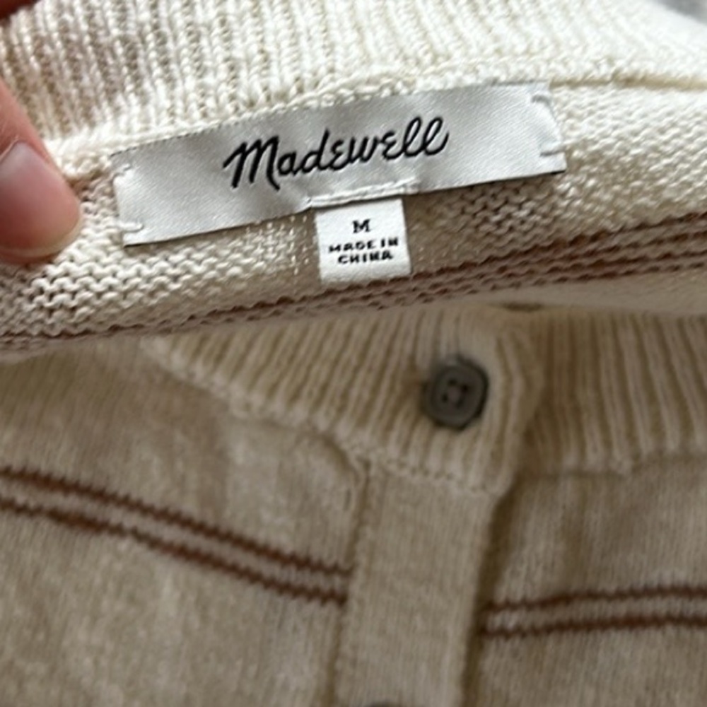Madewell Linden Scoop Sweater Tee in Stripe - Picture 4 of 5
